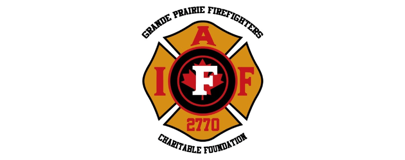 Charitable Foundation Crest Orange, Red and white