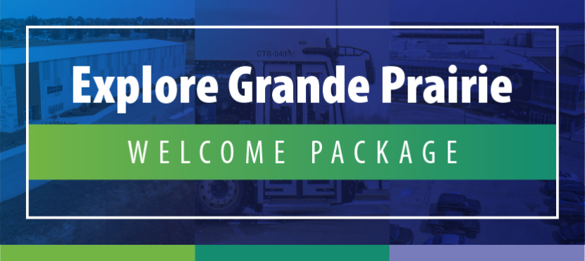 Blue and Green Welcome Banner